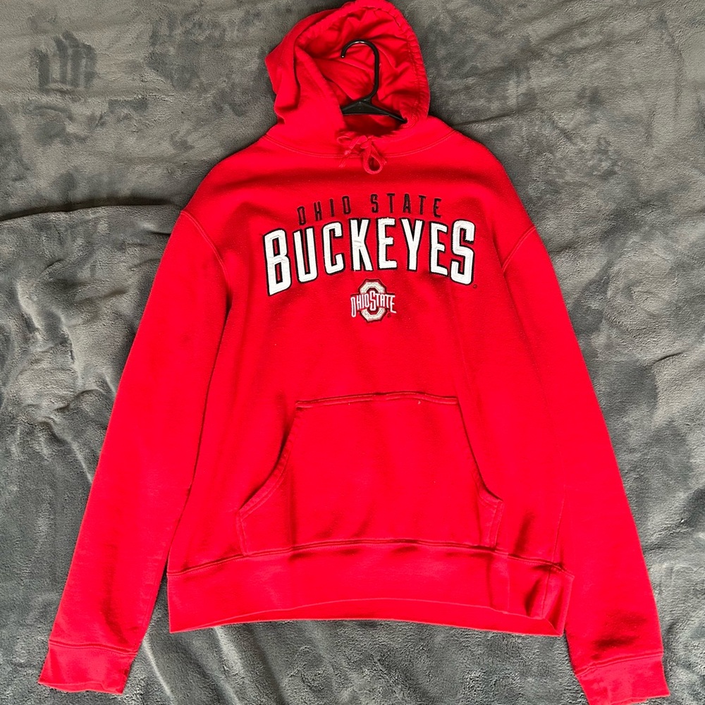 Red Ohio State Hoodie